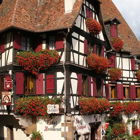 Hotel Restaurant Zum Schnogaloch Obernai Exterior photo