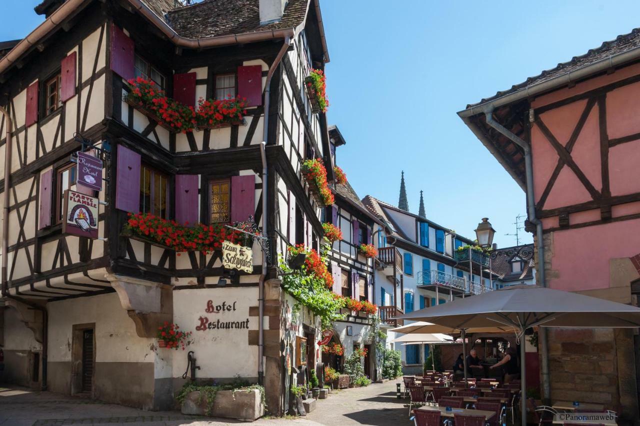 Hotel Restaurant Zum Schnogaloch Obernai Exterior photo